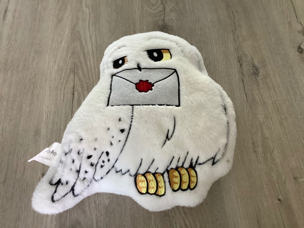 Coussin Harry Potter Hedwig (36 cm), Collections, Enlèvement ou Envoi, Comme neuf, Autres types