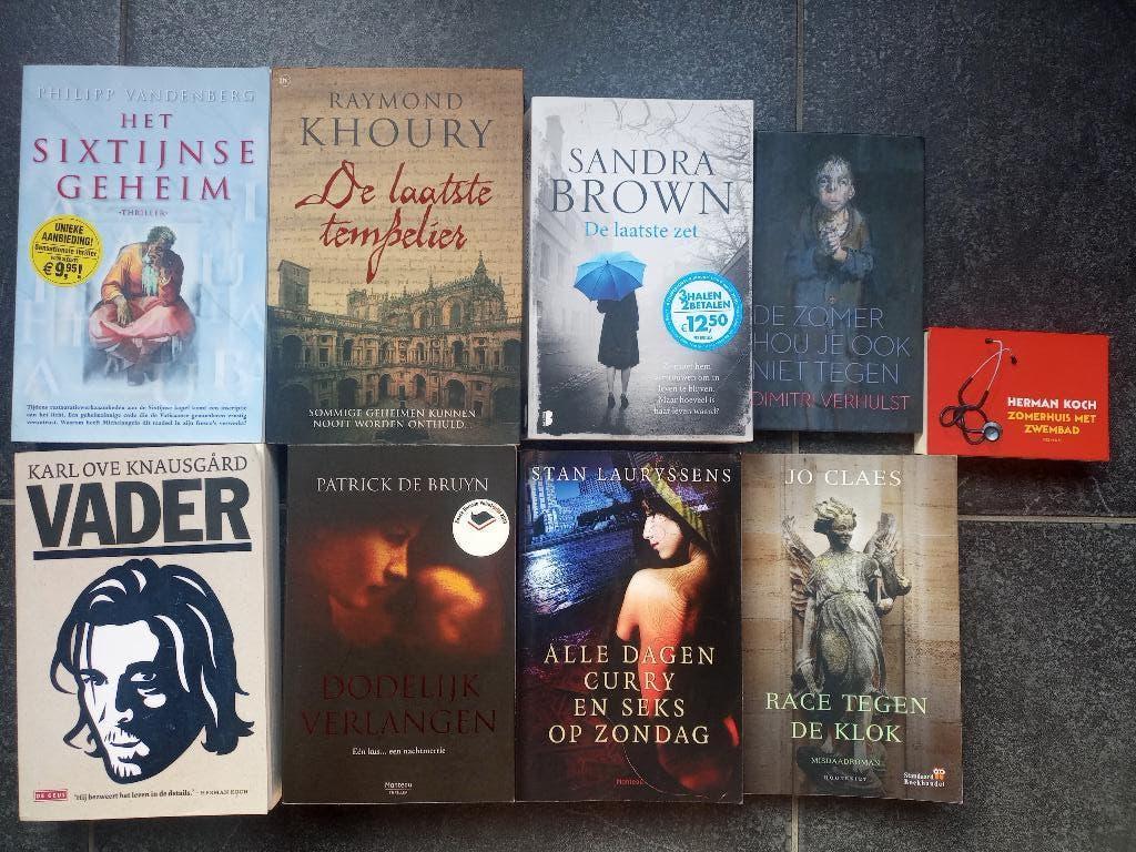 9 ROMANS / THRILLERS PRIMA STAAT, Boeken, Thrillers, Zo goed als nieuw, Ophalen of Verzenden
