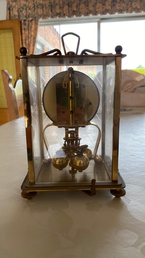 Vintage Anniversary Clock Kern Clock Vintage Germany 1950s, Antiek en Kunst, Ophalen