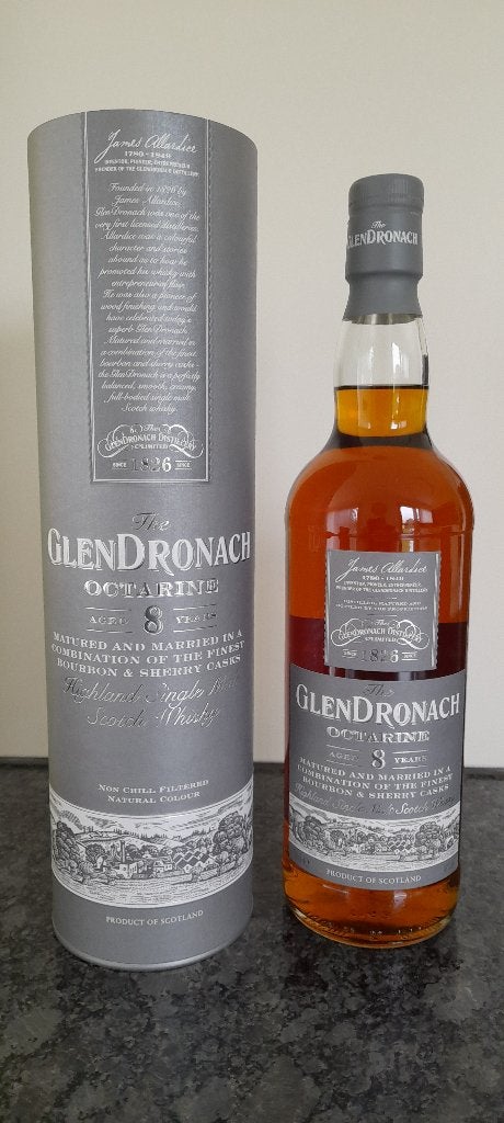 Glendronach whisky Old Octarine 8y, Collections, Vins, Enlèvement ou Envoi, Neuf, Pleine