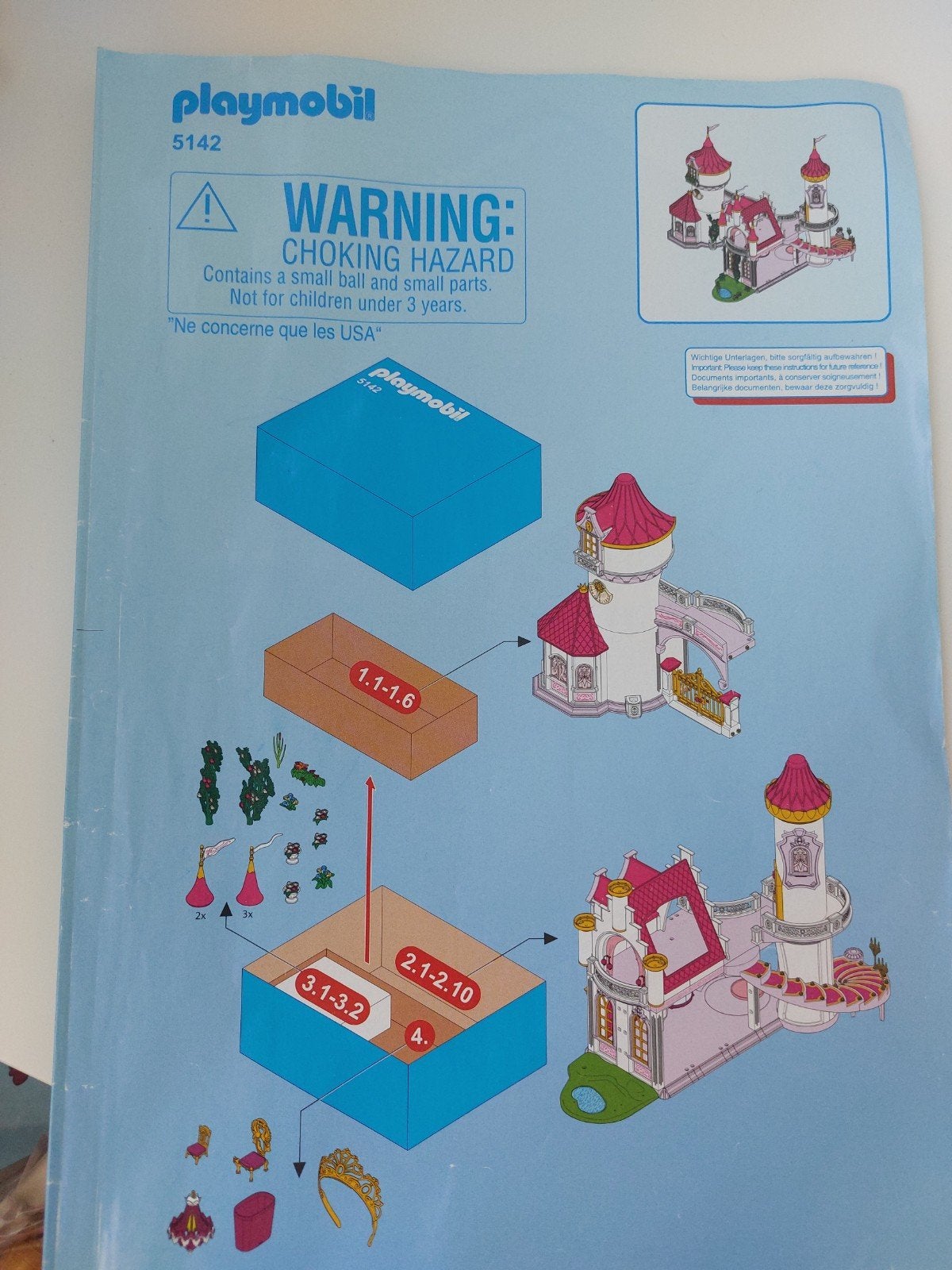 playmobil Prinsessenkasteel, Kinderen en Baby's, Ophalen, Gebruikt, Complete set, Kasteel/Fort