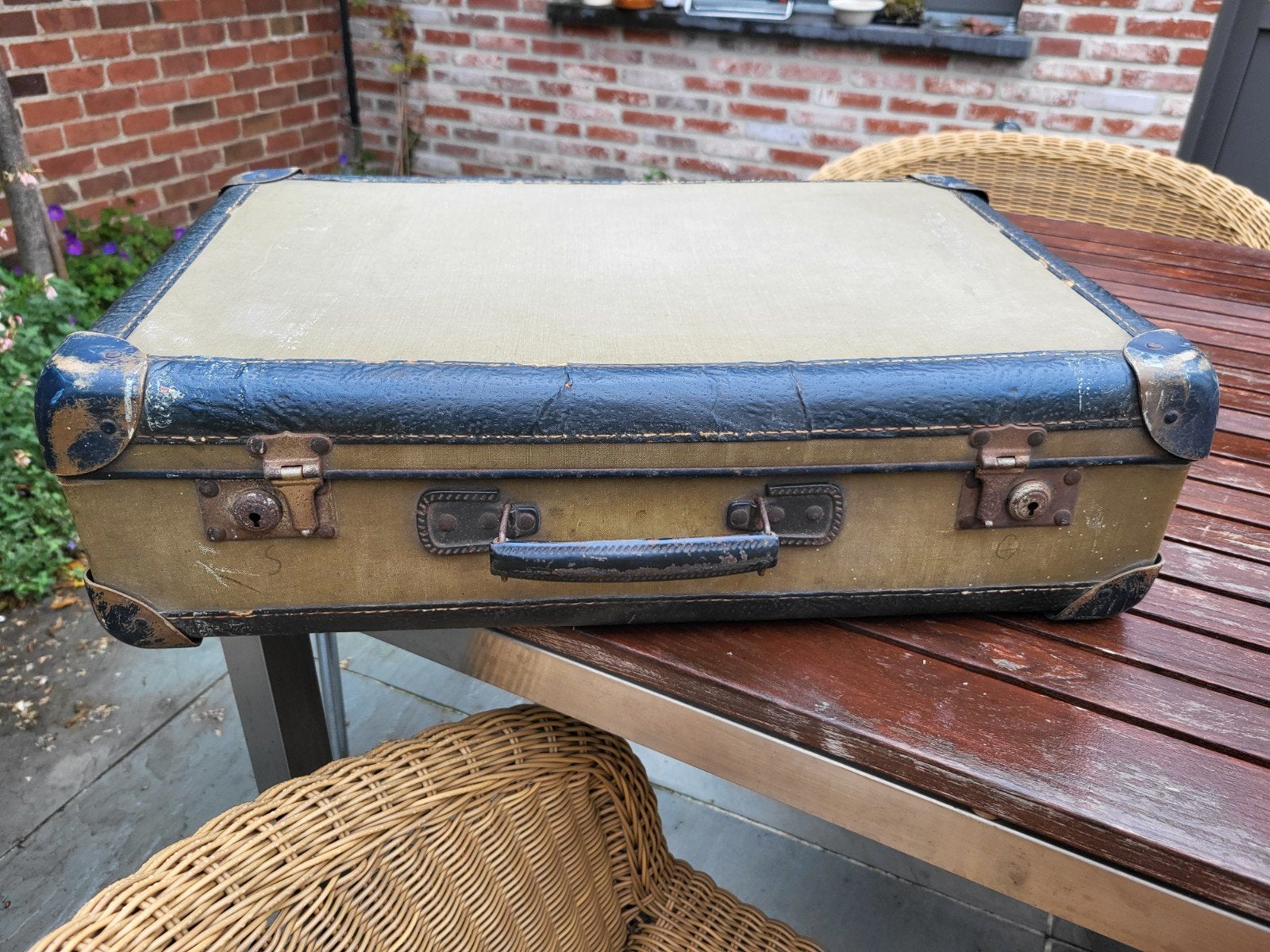 Prachtige Vintage Koffer / Valies – Retro Decoratie, Ophalen
