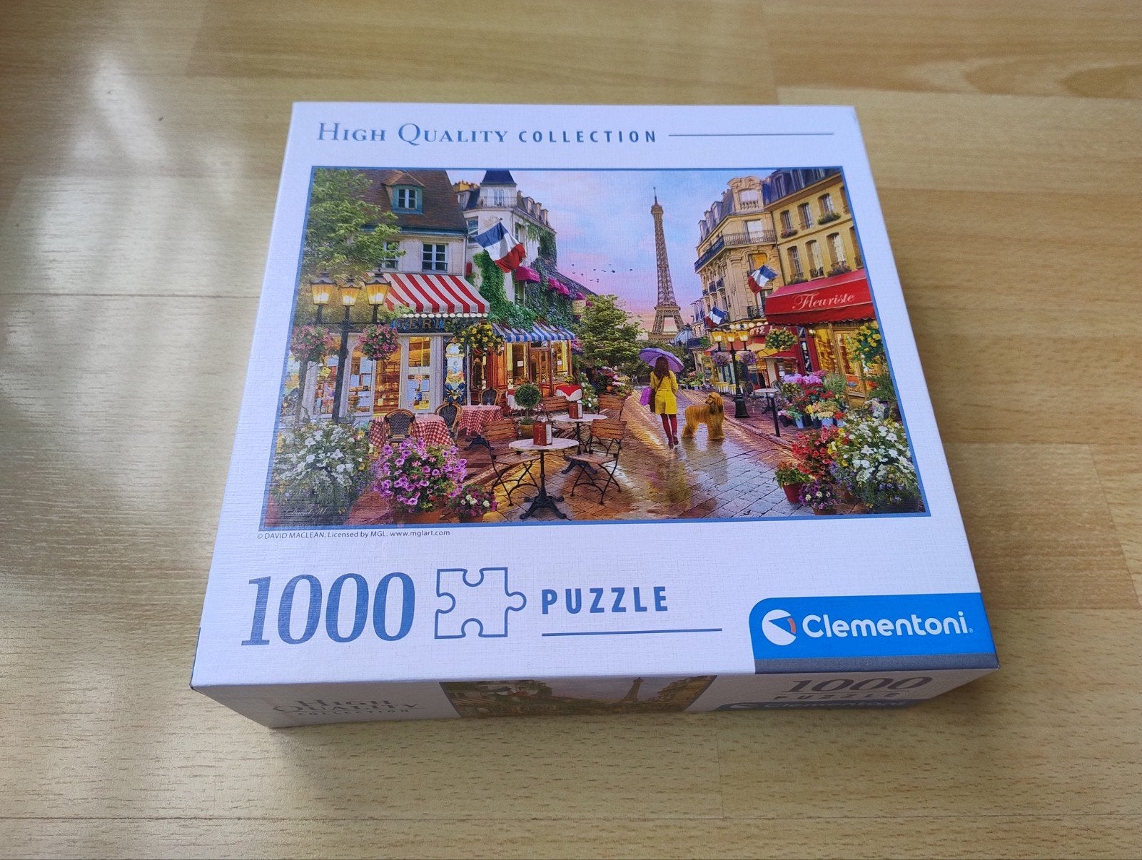 Puzzel Clementoni, Ophalen