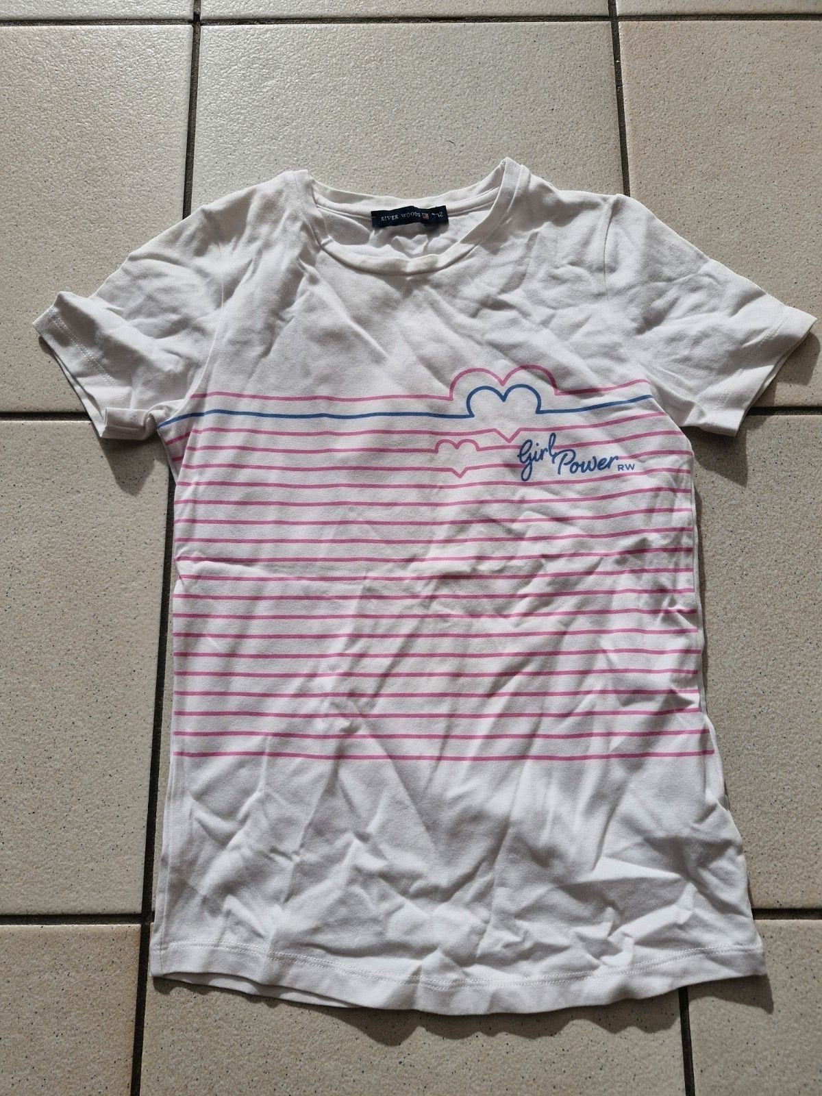 T shirt river woods maat 152, Kinderen en Baby's, Kinderkleding | Maat 152, Ophalen of Verzenden