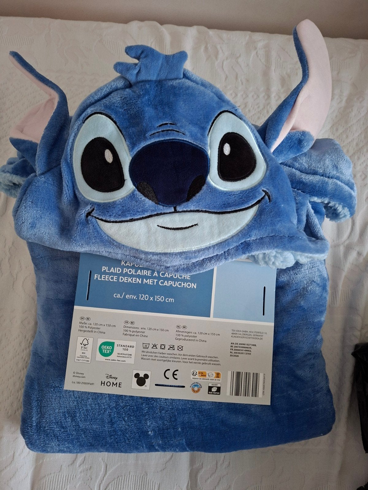 deken stitch, Ophalen, Deken