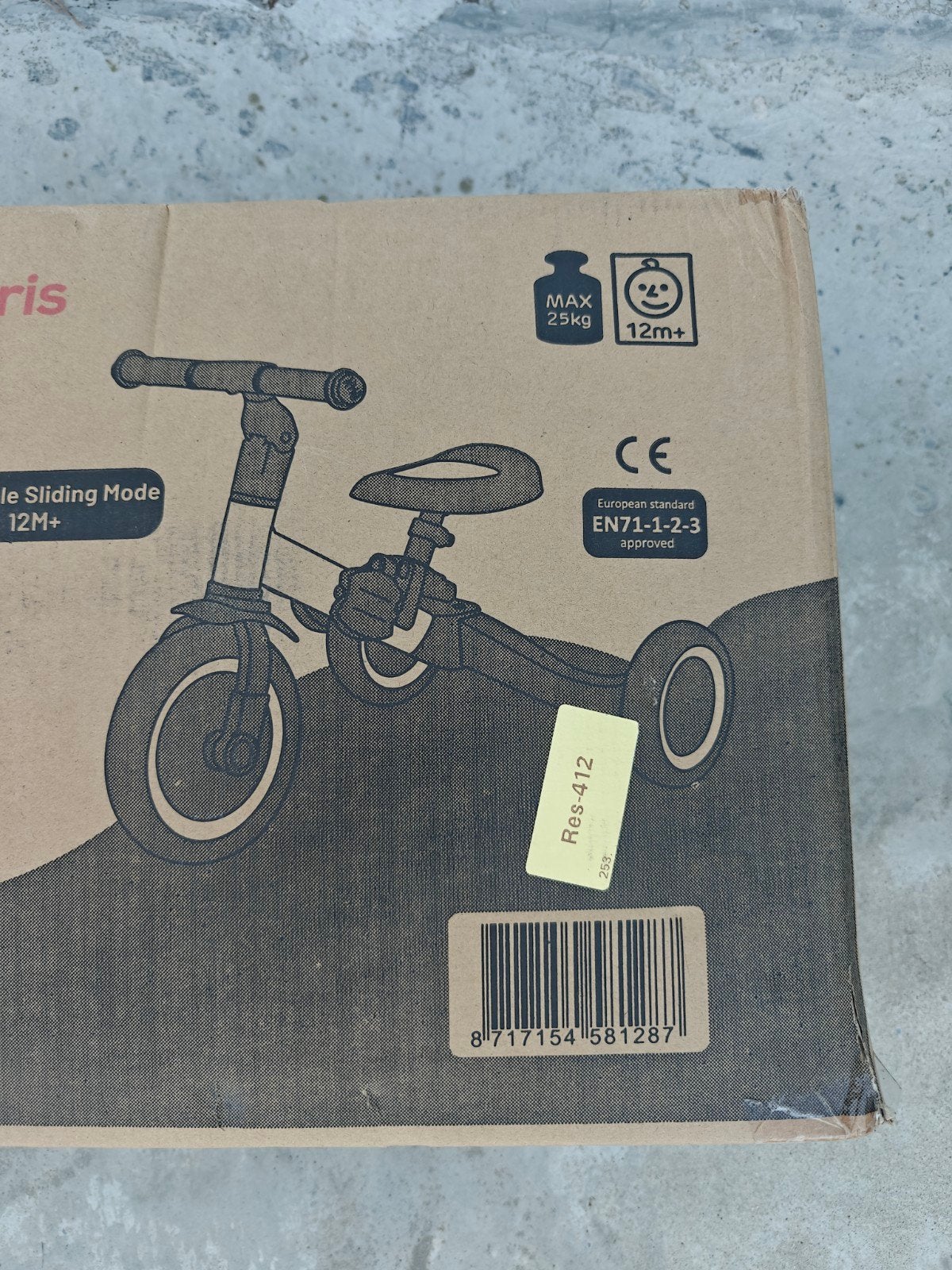 4-in-1 Kinderfietsje, Fietsen en Brommers, Handleidingen en Instructieboekjes, Ophalen, Nieuw