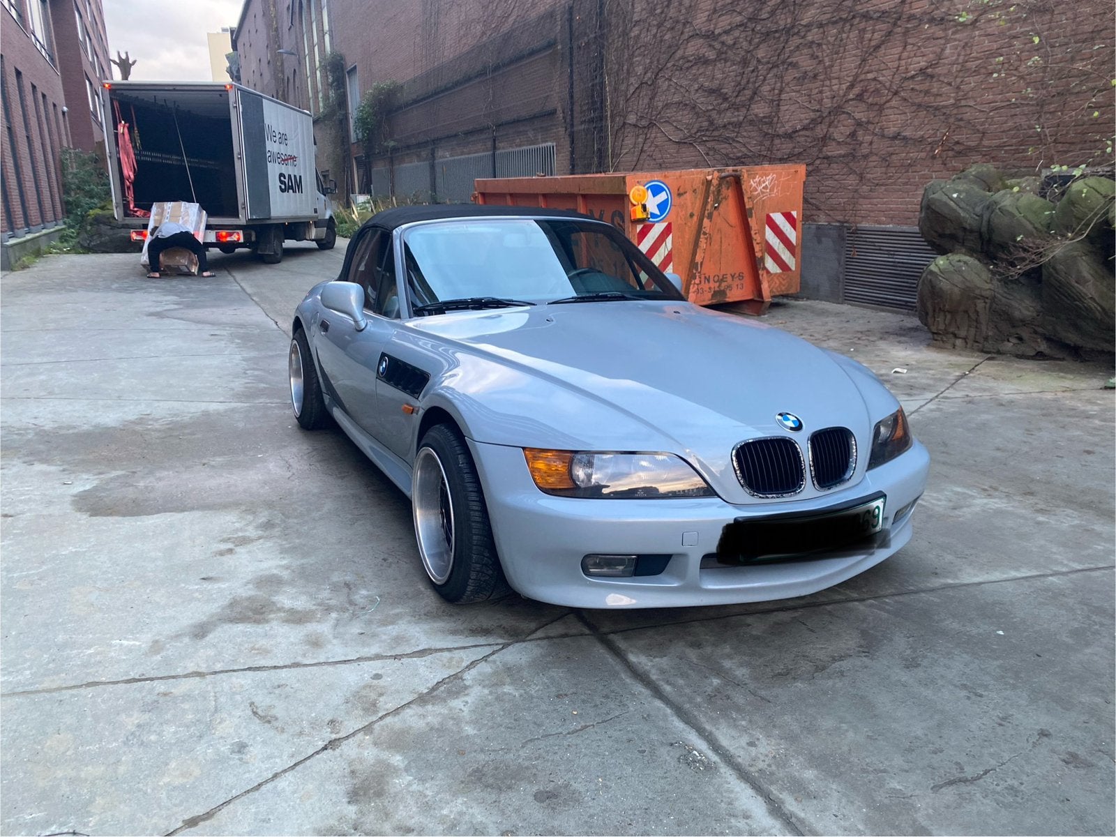 Bmw Z 3 roadster 1.8 benzine bwj  08/1996, Auto's, BMW, Achterwielaandrijving, 4 cilinders, Cabriolet, Leder en Stof