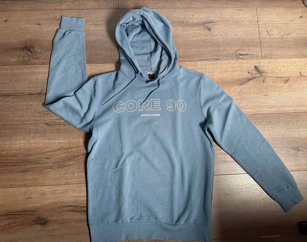 Jack & Jonnes hoodie, Ophalen of Verzenden, Zo goed als nieuw, Maat 48/50 (M), Blauw