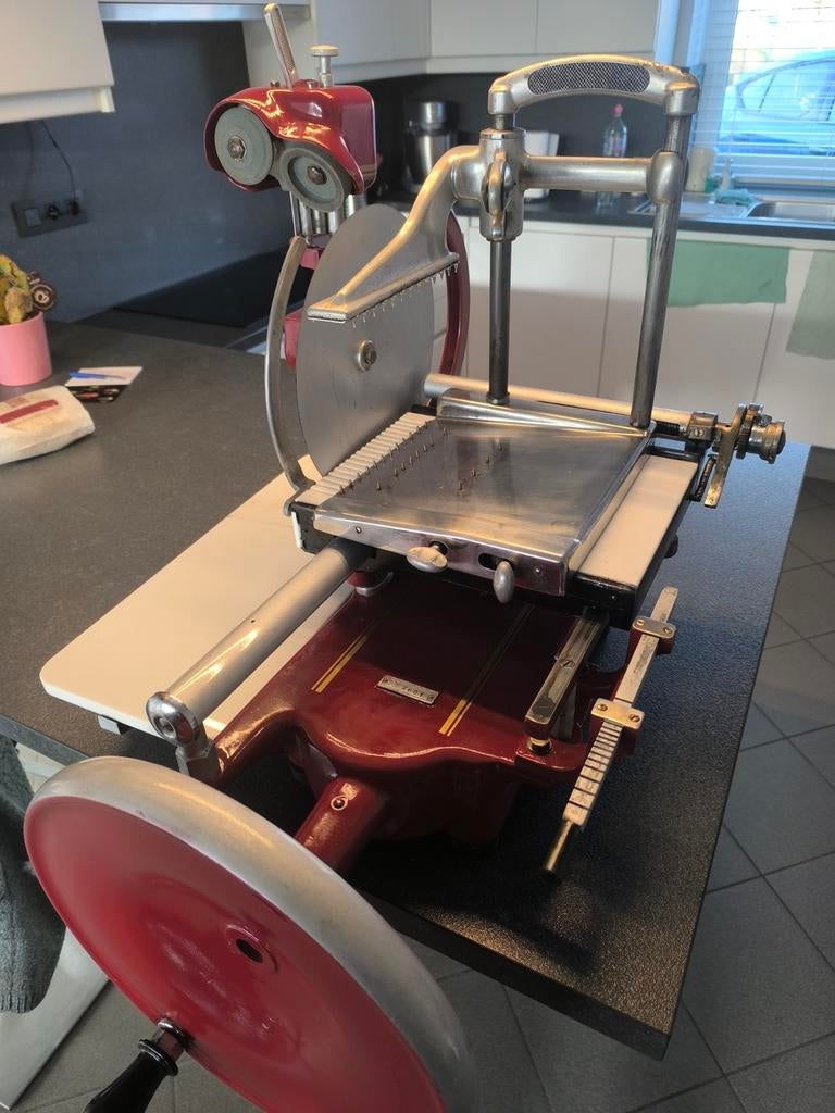 Vleessnijmachine handdraaiwiel/no Berkel, Antiquités & Art, Enlèvement