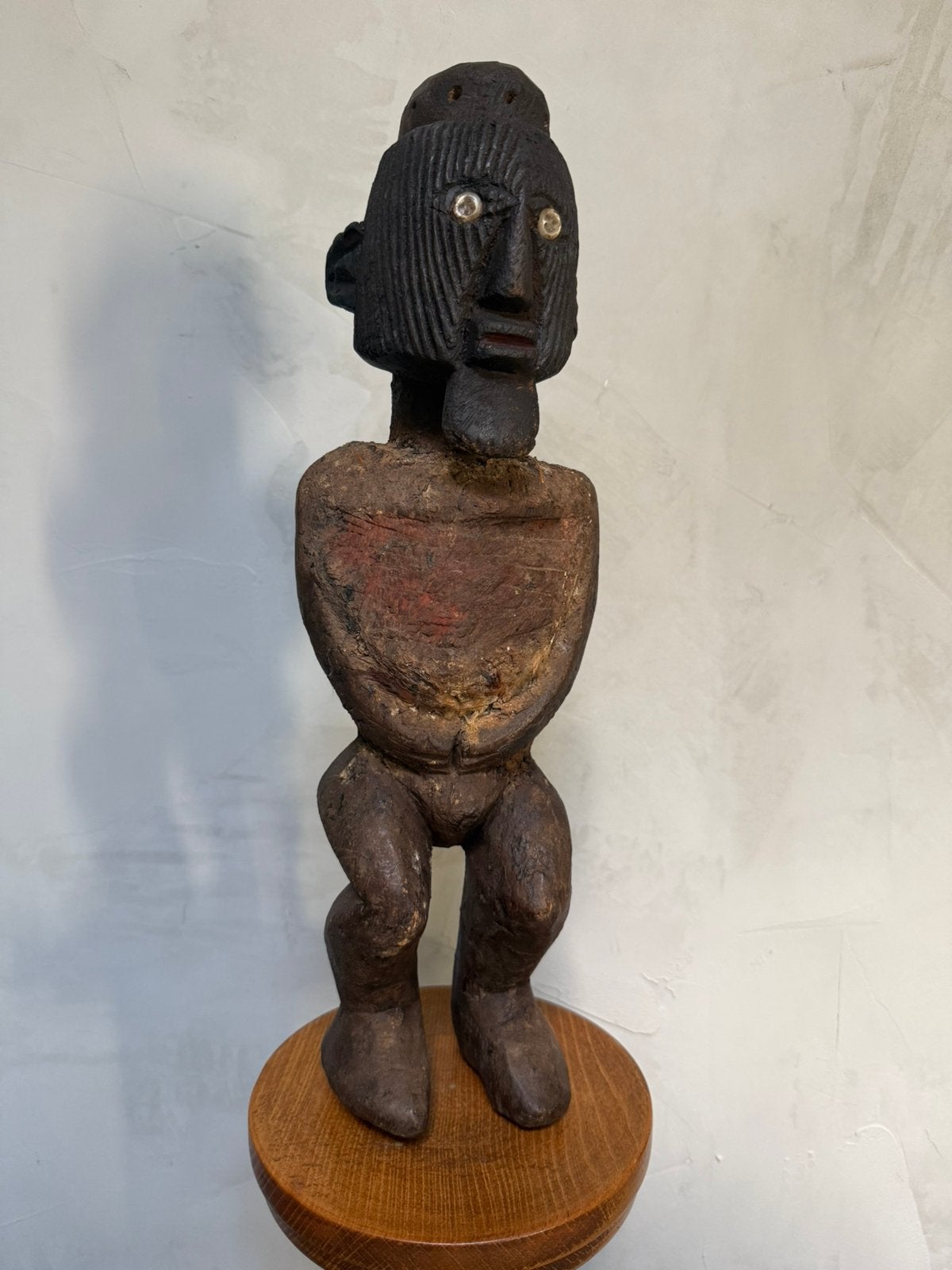 Afrikaans houten Téké-fetisjbeeld Congo Afrika, Antiek en Kunst, Ophalen