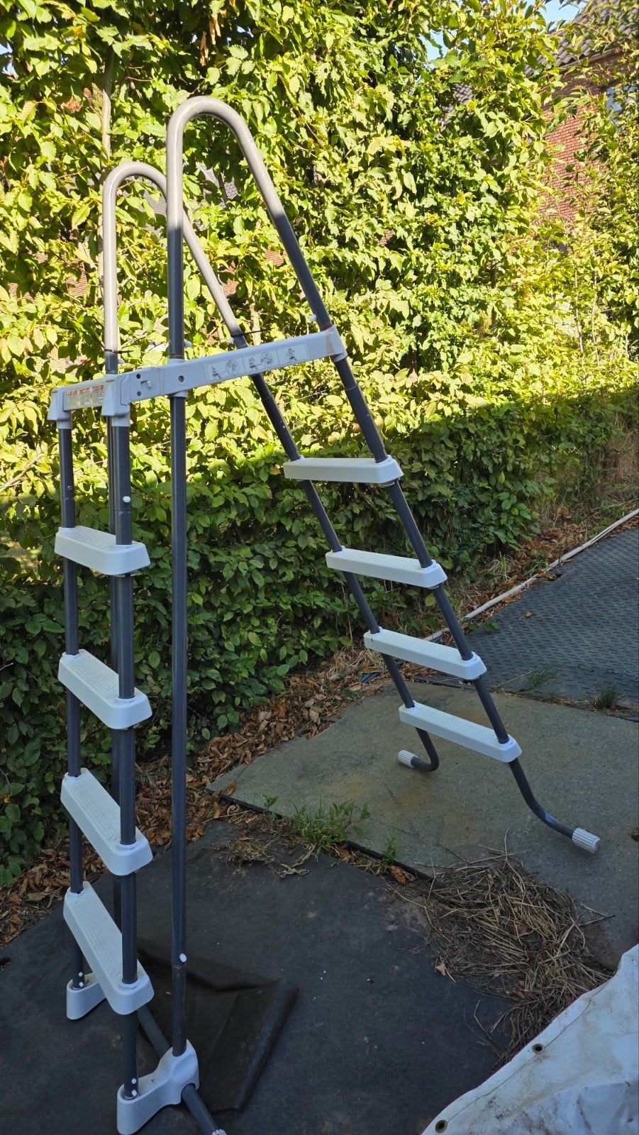 Zwembadladder, Tuin en Terras, Ophalen, Gebruikt