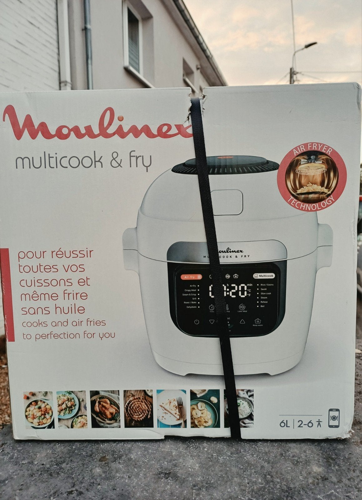 Moulinex multicook et fry 6L, Enlèvement, Neuf