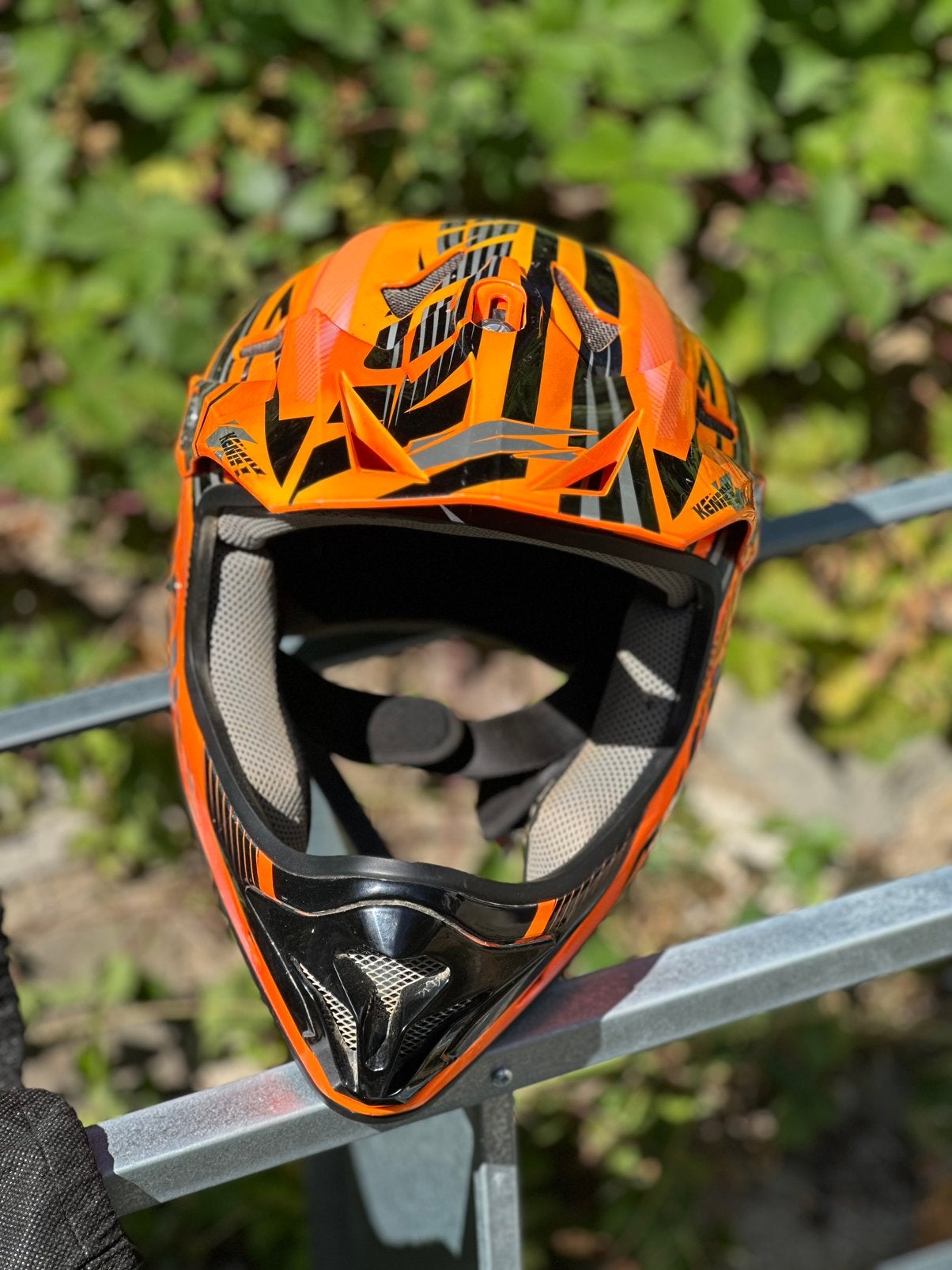 Casque de moto cross / velo DH, Enlèvement