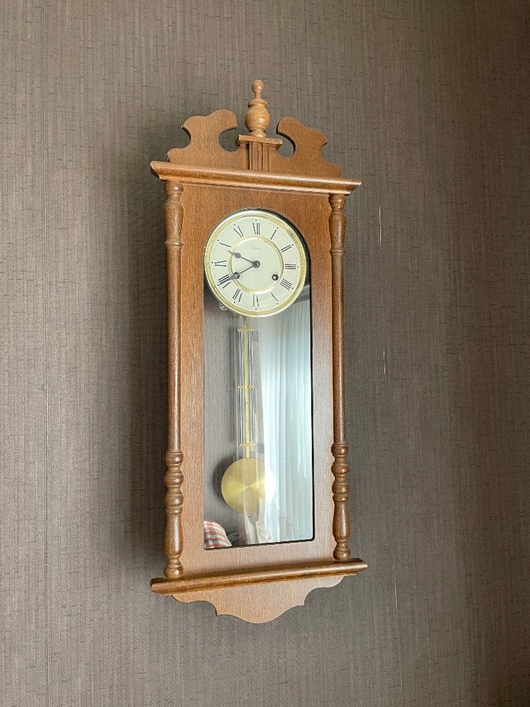 horloge murale avec pendule, Antiquités & Art, Enlèvement