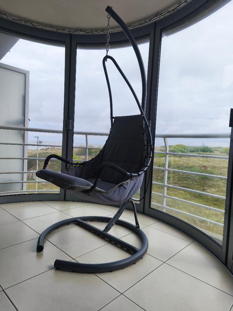 Fauteuil suspendu gris, Enlèvement, Comme neuf
