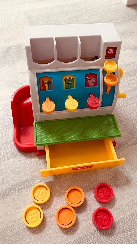 kassa fisher price, Kinderen en Baby's, Ophalen, Zo goed als nieuw, Speelset