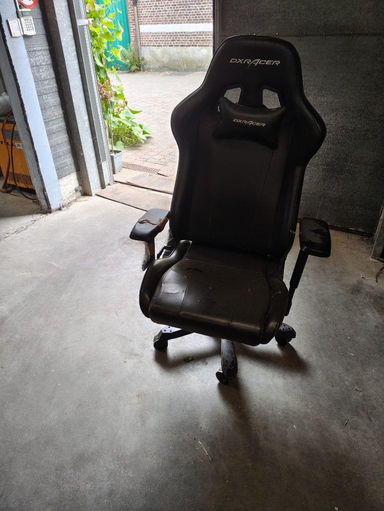 DXRacer KING K99-N gamingstoel - zwart, Maison & Meubles, Chaises de bureau, Chaise de bureau de gaming, Enlèvement, Utilisé, Chaise de bureau