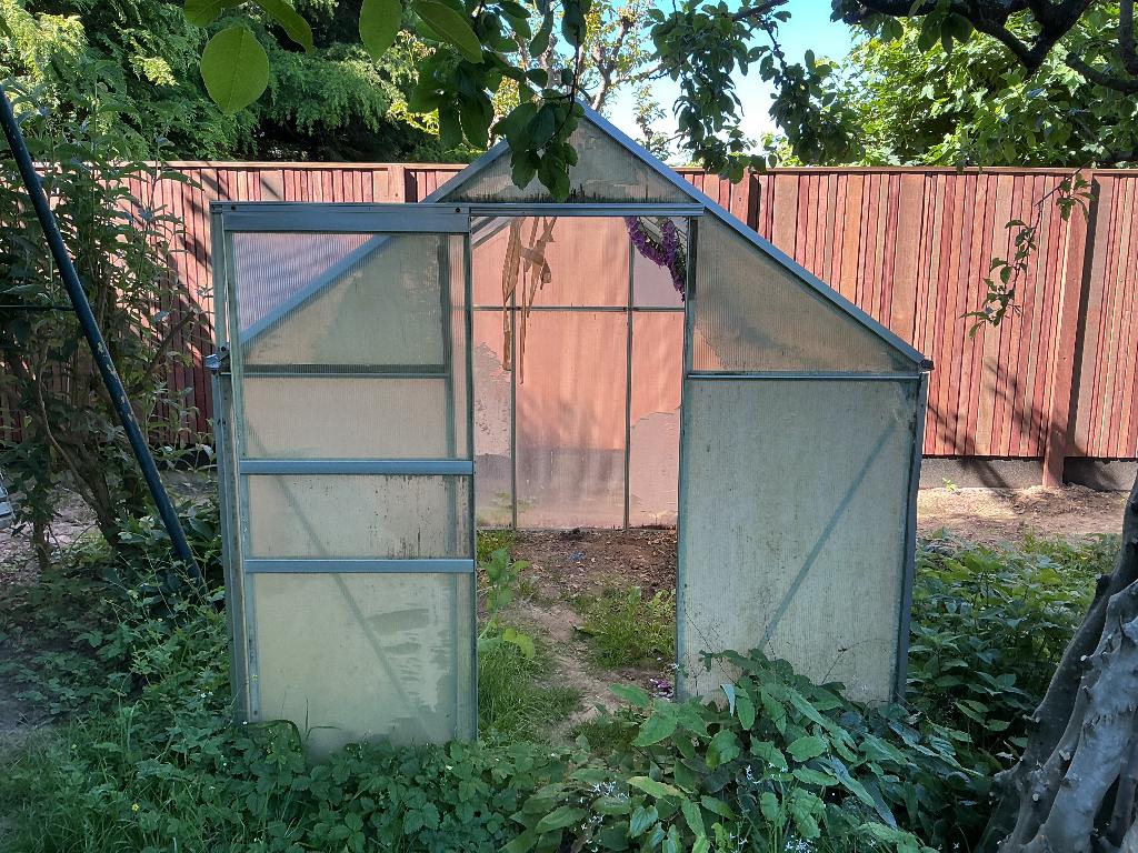 Tuinserre / huisje, Ophalen, Overige materialen, Gebruikt, Aluminium