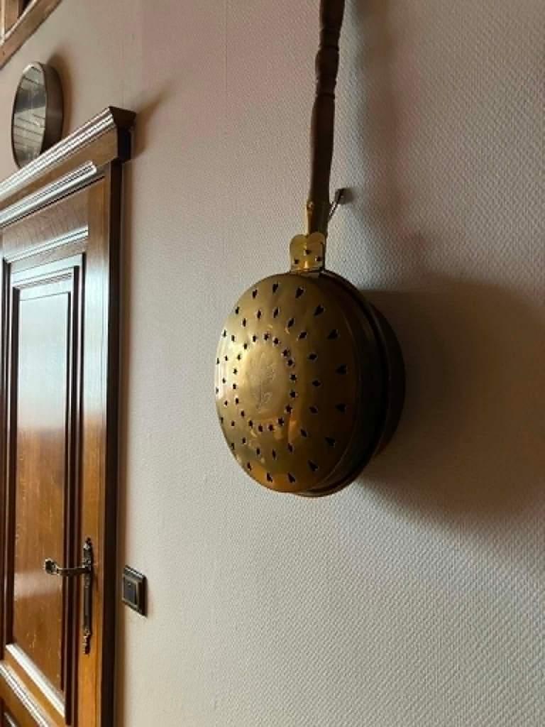koperen bedpan 30 euro, Ophalen