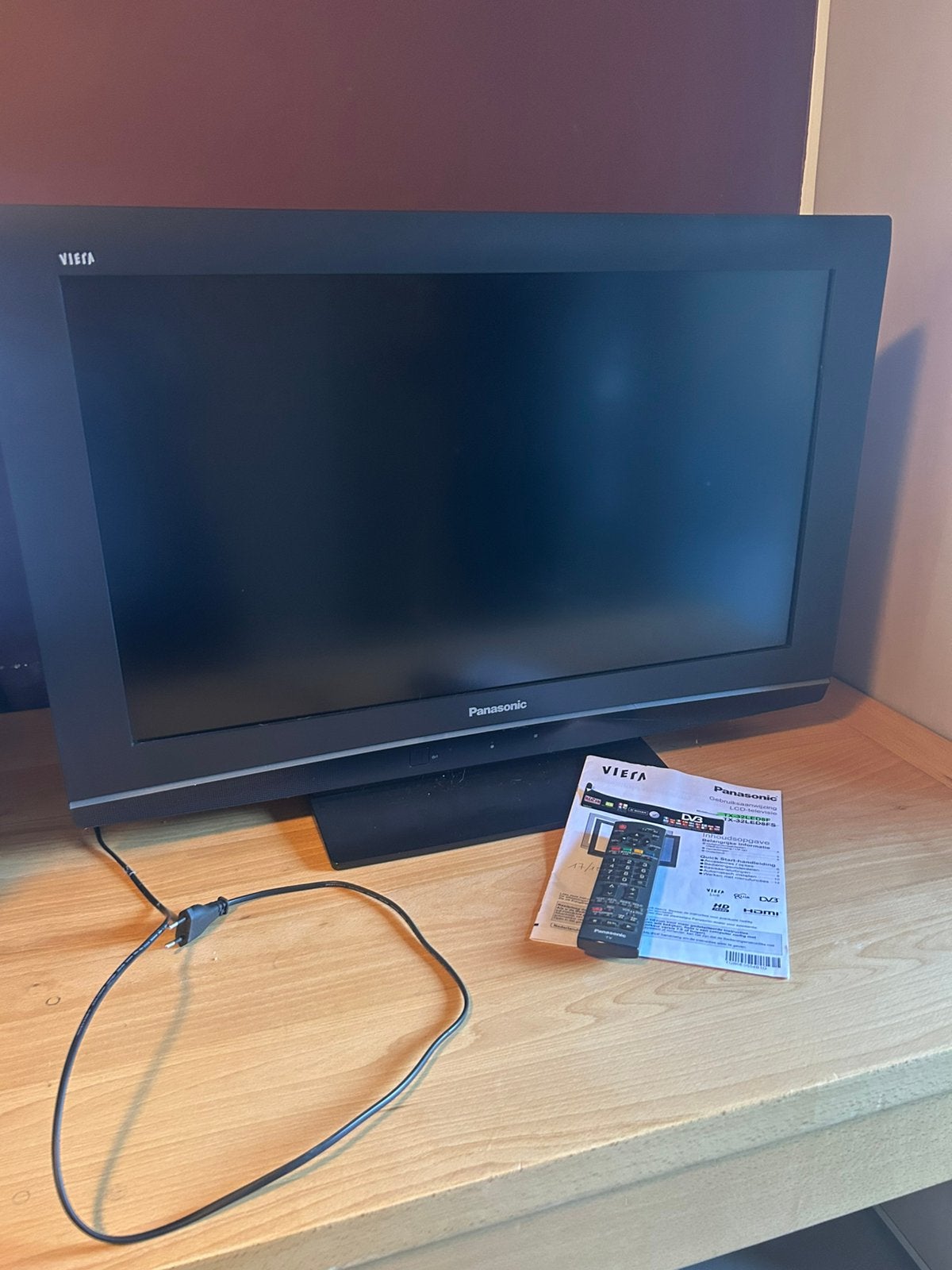 Panasonic Viera 32 inch LCD-tv, TV, Hi-fi & Vidéo, Panasonic, LCD, 80 à 100 cm, Enlèvement