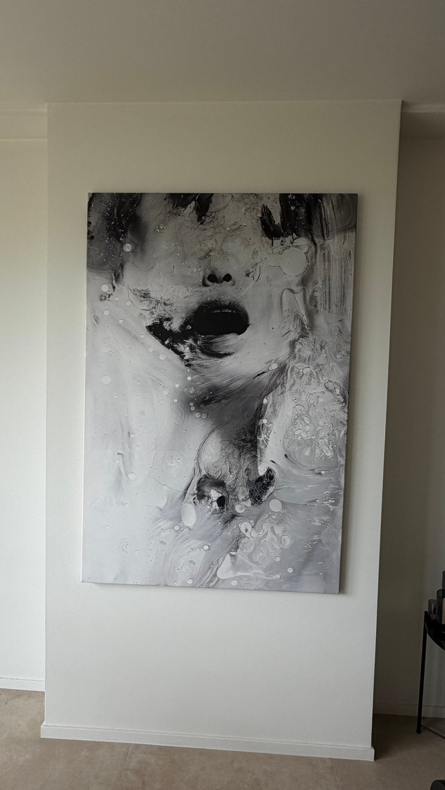 Canvas Kunst - Vrouw - 150x100 XXL, Antiquités & Art, Enlèvement
