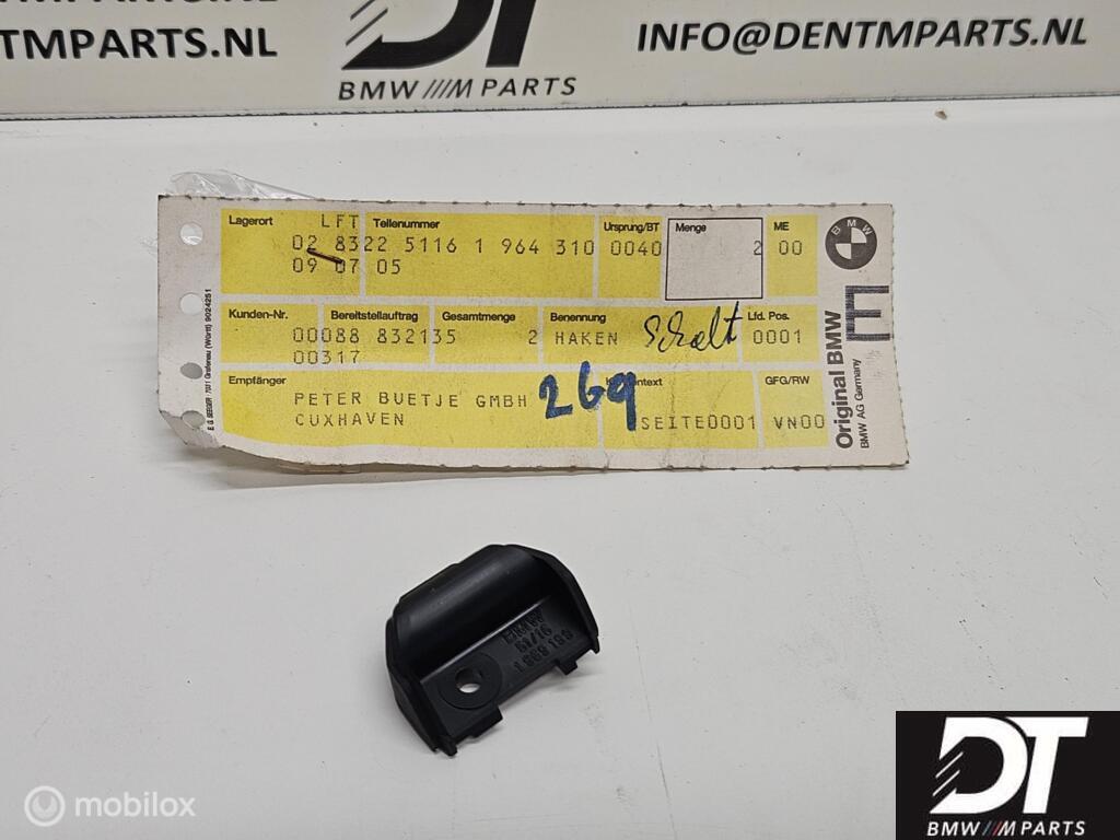 Haak zonnerollo achterdeur BMW 7-serie E32 51161964310, Nieuw, Ophalen of Verzenden, BMW, BMW