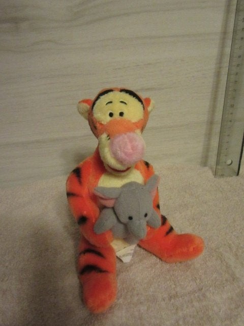 knuffel : Teigetje met klein olifantje - pluche - Nicotoy, Enlèvement ou Envoi, Winnie l'Ourson ou amis, Comme neuf, Peluche