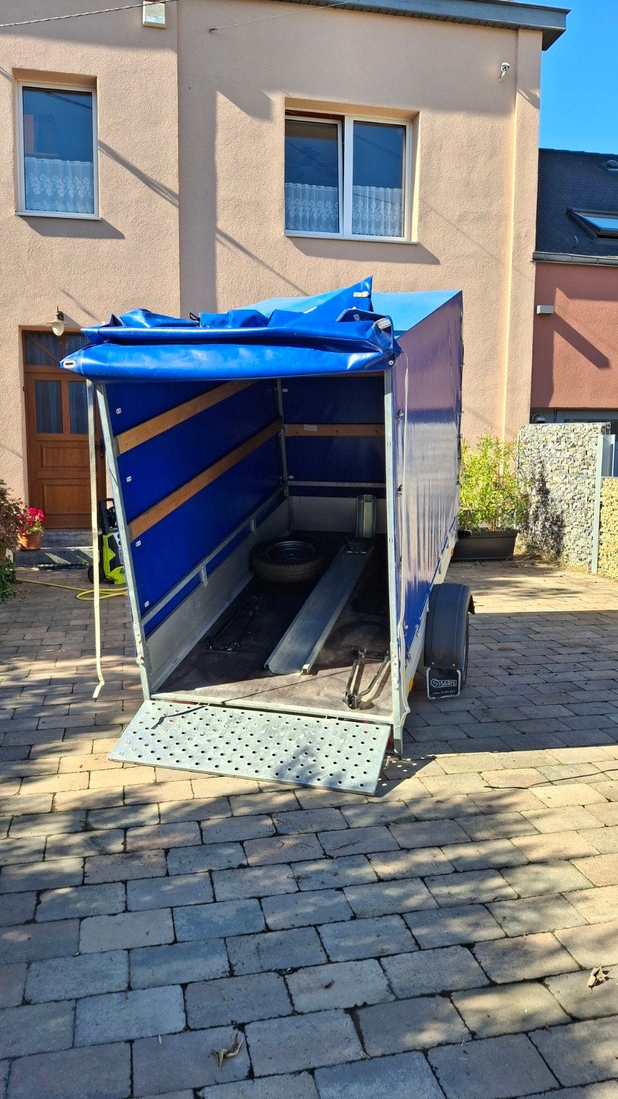Remorque  pour transport moto, Enlèvement, Comme neuf