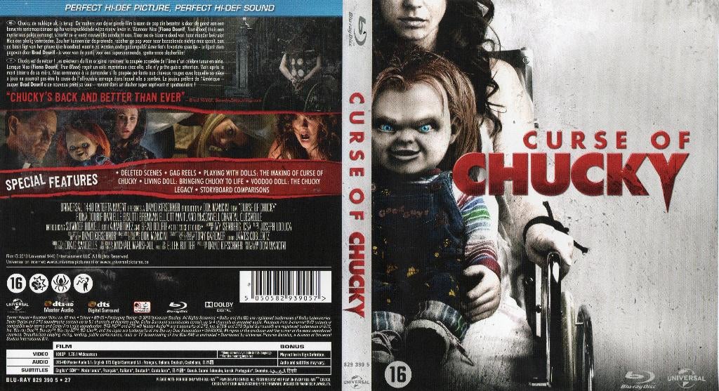 the curse of chucky (blu-ray) nieuw, Cd's en Dvd's, Ophalen of Verzenden, Zo goed als nieuw, Horror