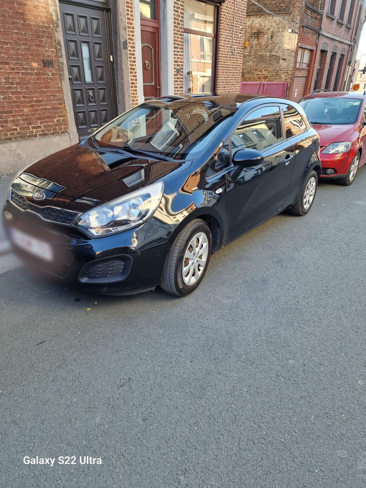 Kia rio, Auto's, Stof, Zwart, Zwart, Particulier