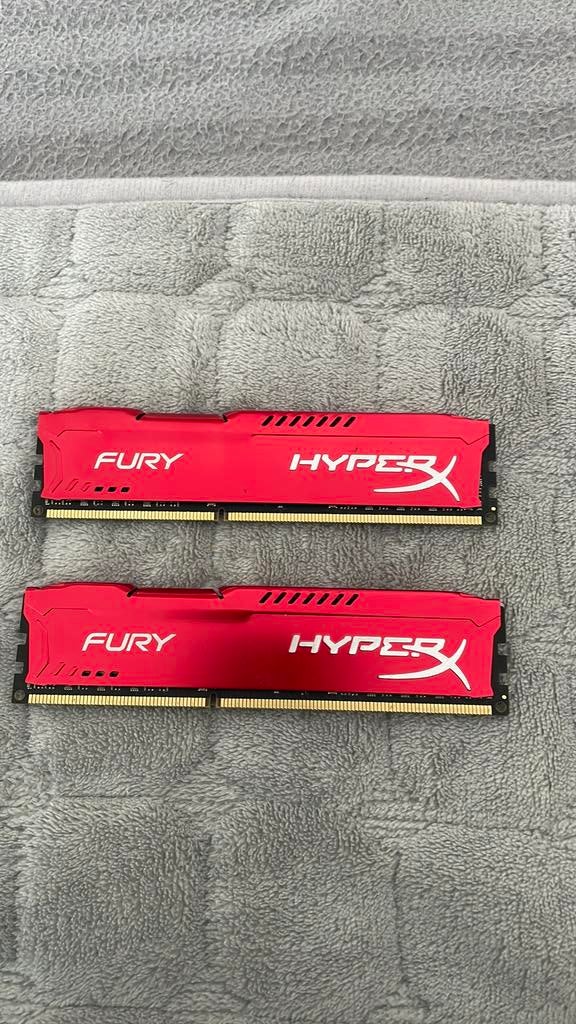 HyperX DDR3 RAM 16GB, Computers en Software, RAM geheugen, DDR3, Ophalen of Verzenden, Zo goed als nieuw, Desktop