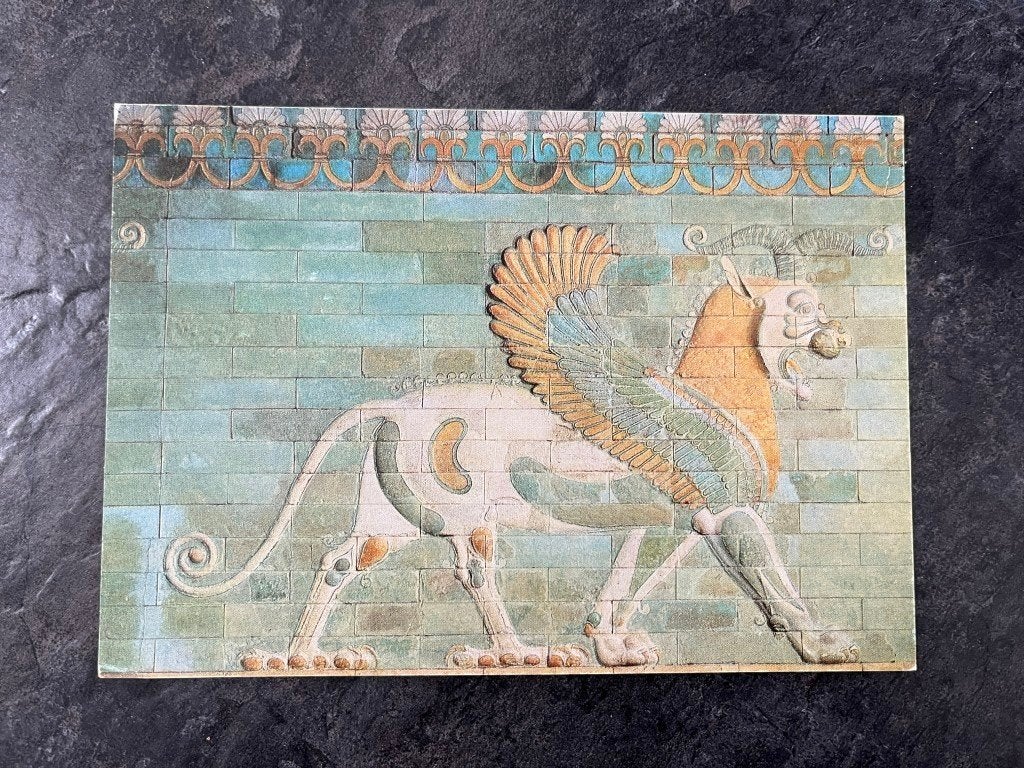 Postkaart griffioen - oosterse oudheid, Ophalen of Verzenden