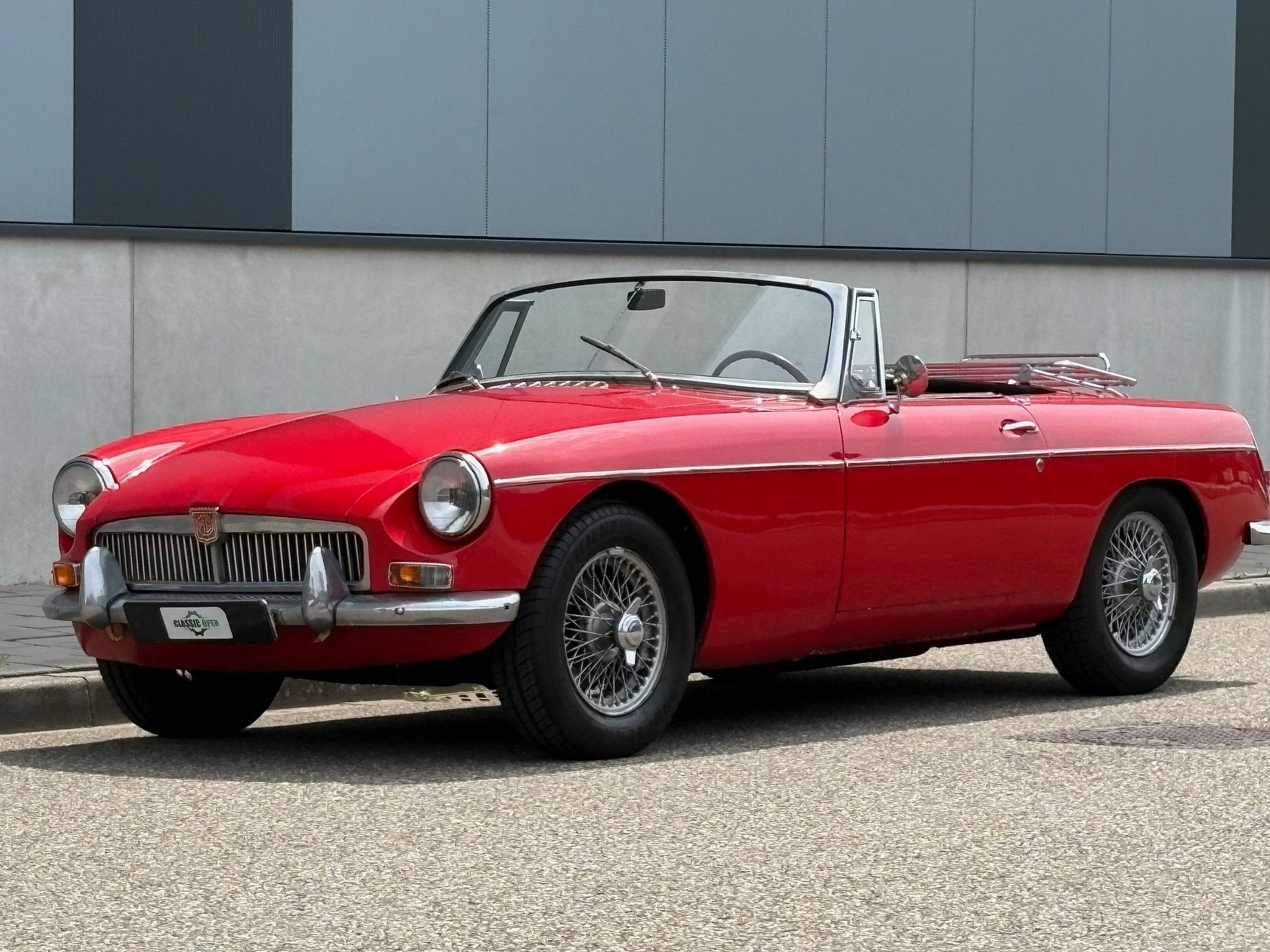 MG MGB, Lederen bekleding, B, Zwart, Cabriolet