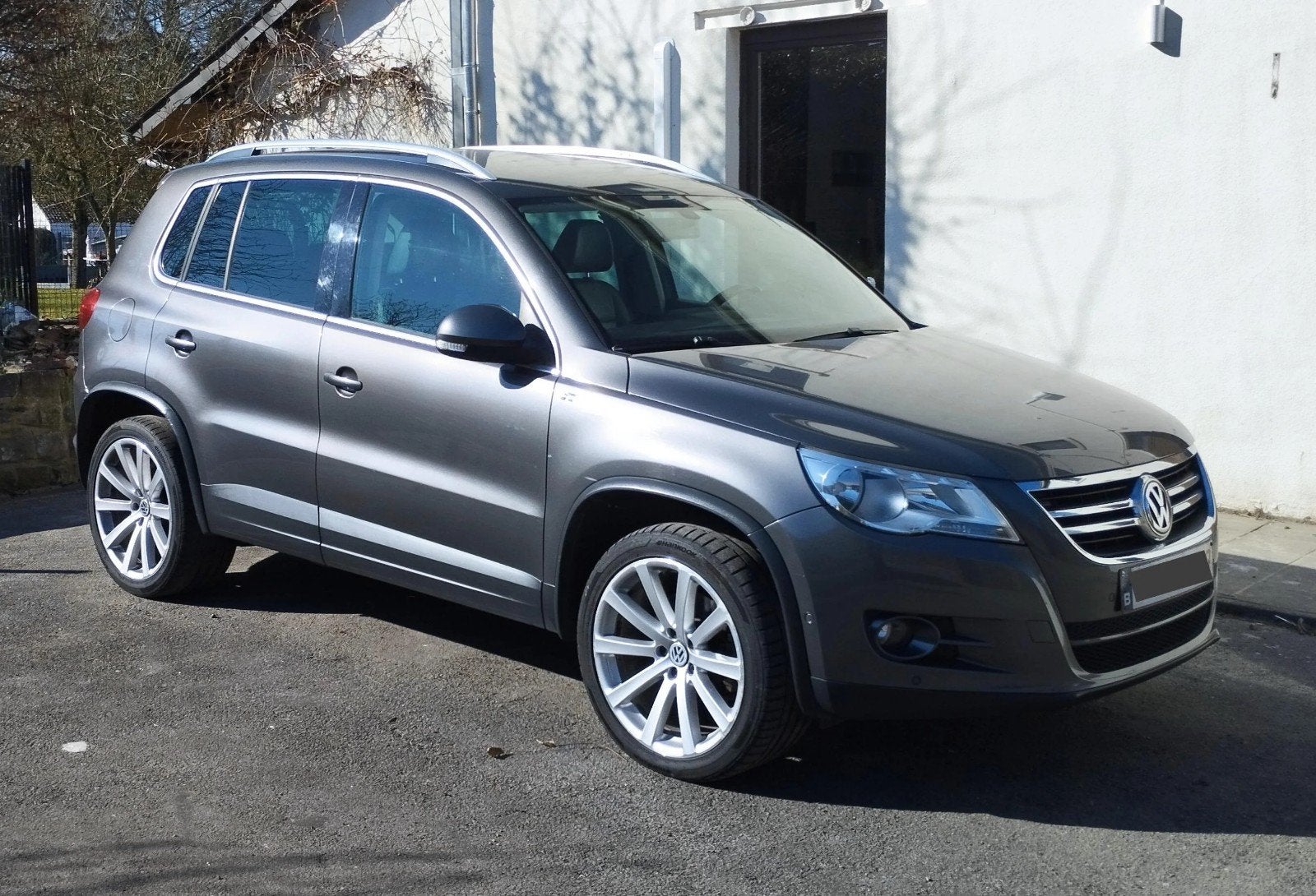 VW Tiguan r-line 4 motion 2011, Euro 5, Zwart, Leder, Android Auto