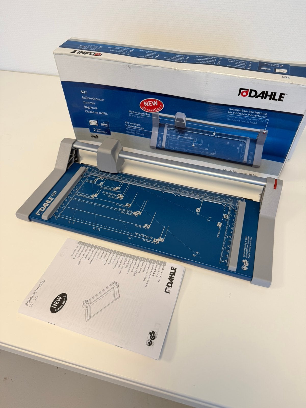 Dahle 507 Rolsnijmachine A4 NIEUW in Doos papier snijmachine, Ophalen of Verzenden, Nieuw