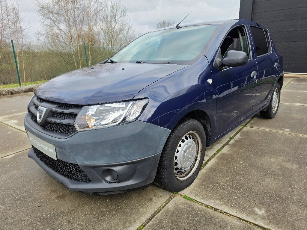 Dacia Sandero 1.2 TCe 2015 Al Gekeurd v Verkoop + Garantie, Auto's, Dacia, Blauw, Bedrijf, 5 deurs, Sandero