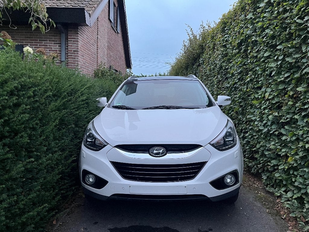 Hyundai ix35 2013, Auto's, Automaat, 4 cilinders, Wit, 5 zetels
