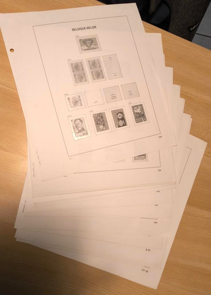 Davo bladen 128 t.e.m. 144 kristal, Postzegels en Munten, Verzenden