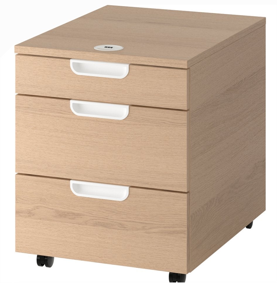 Ladenblok met cijfercode, Huis en Inrichting, Bureaus, Ophalen, Hout, Zo goed als nieuw, IKEA