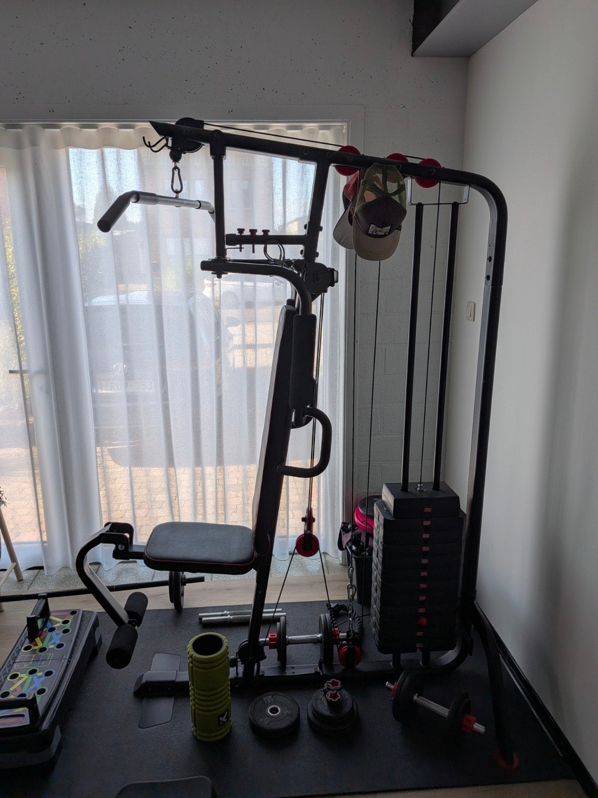Krachtstation Decathlon, Ophalen, Armen