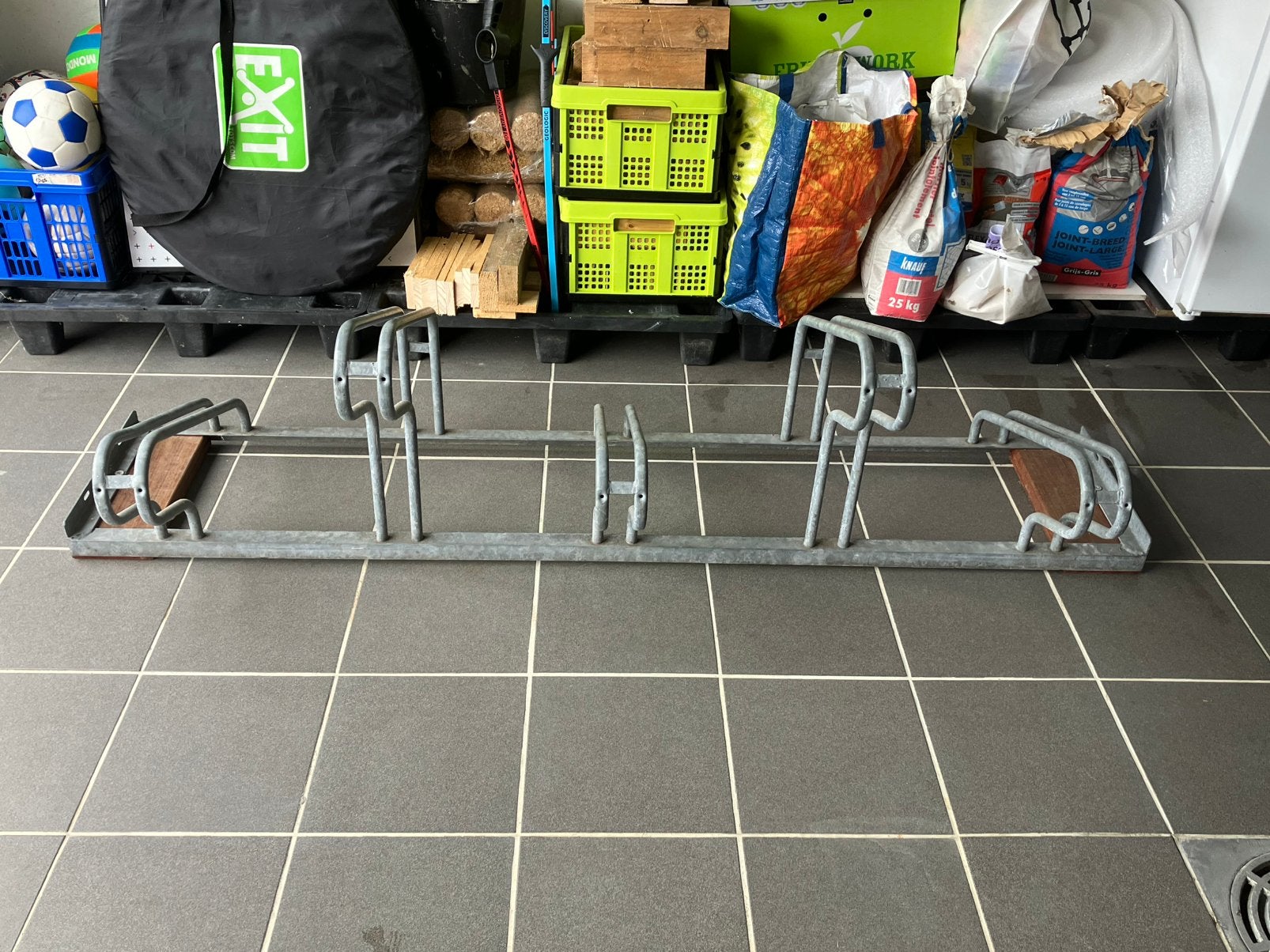 Fietsenrek 5 fietsen, Fietsen en Brommers, Ophalen, Zo goed als nieuw