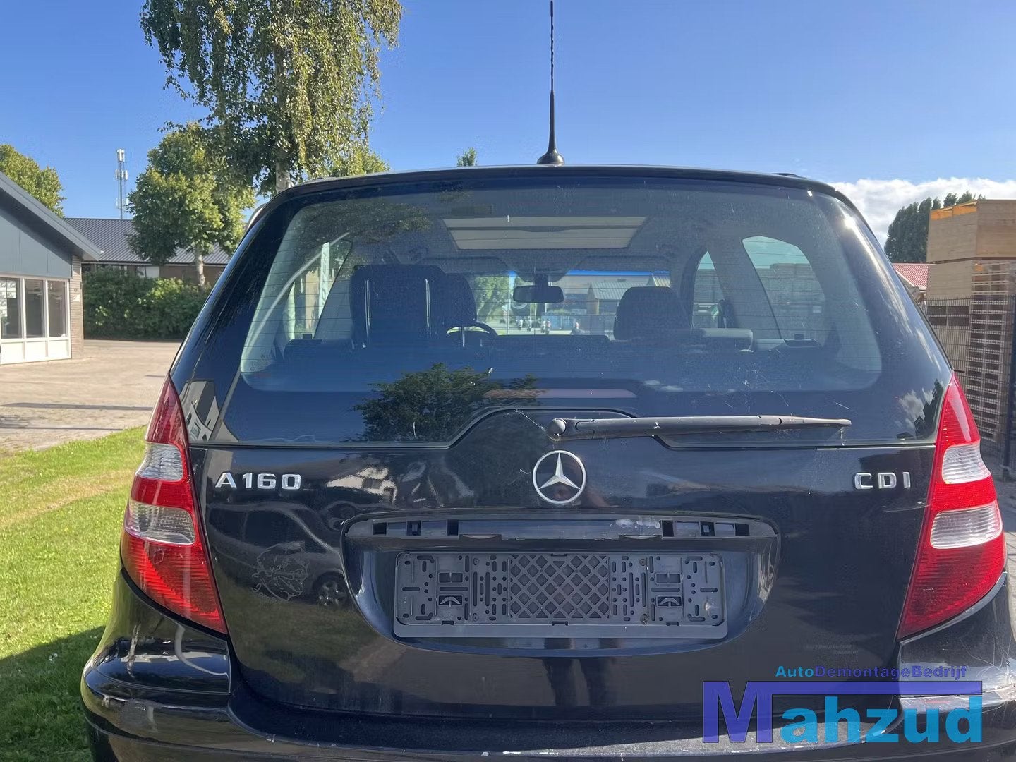 MERCEDES A KLASSE W169 Zwart 191 achterklep 2004-2012, Gebruikt, Mercedes-Benz AG, Deur, Mercedes-Benz