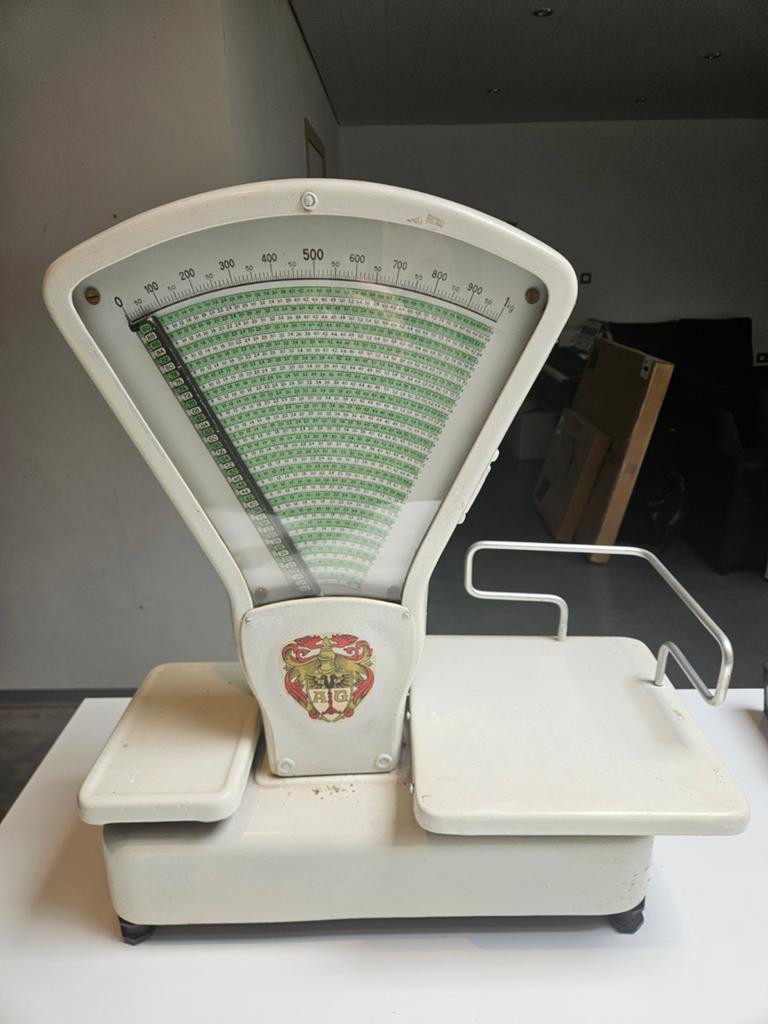 Winkelweegschaal Burman "Mondial" (Jaren '50), Antiek en Kunst, Ophalen