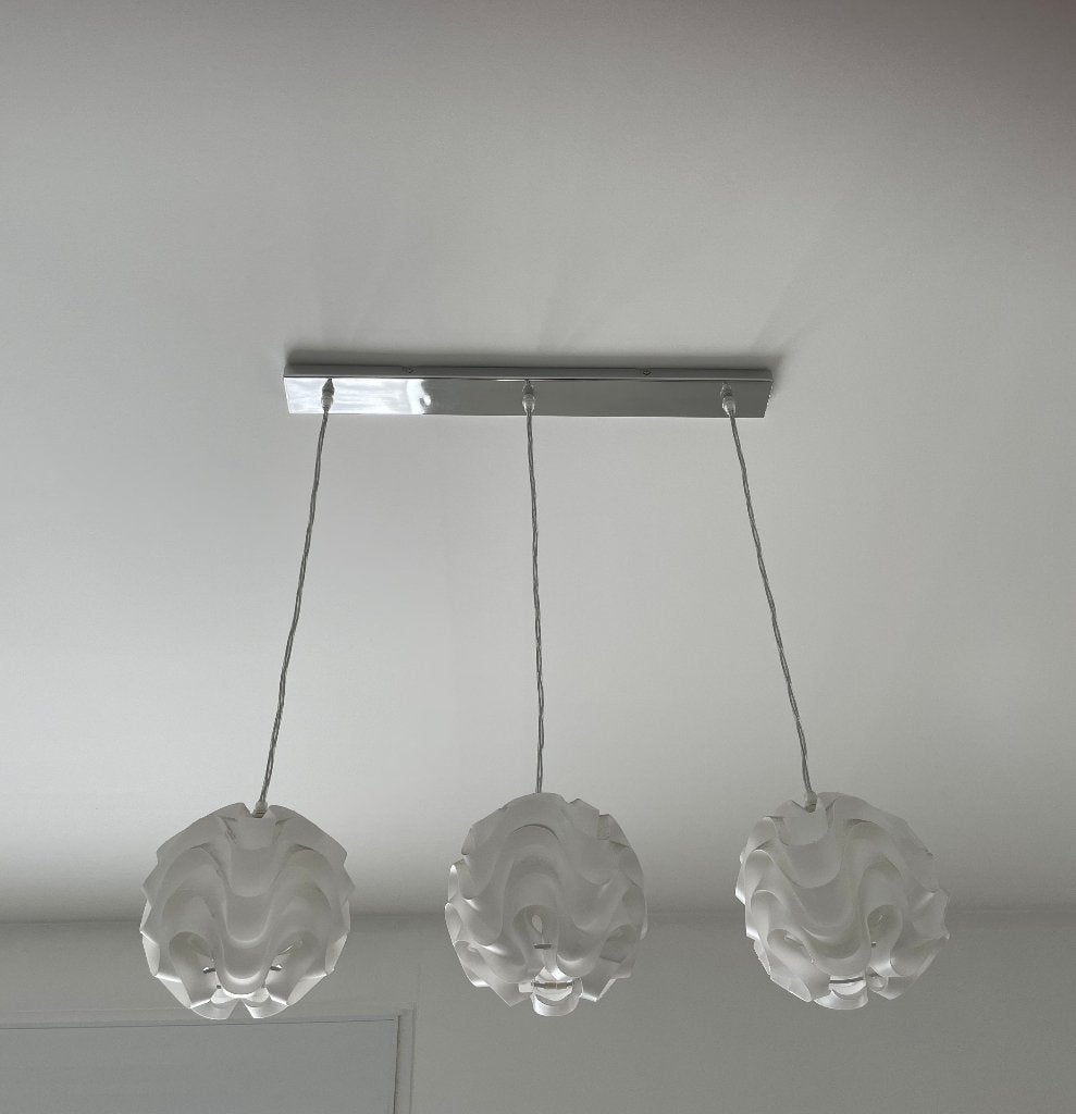 Une très belle lampe/ lustre suspendue de la marque IKEA, Blanc, Enlèvement, Comme neuf, IKEA