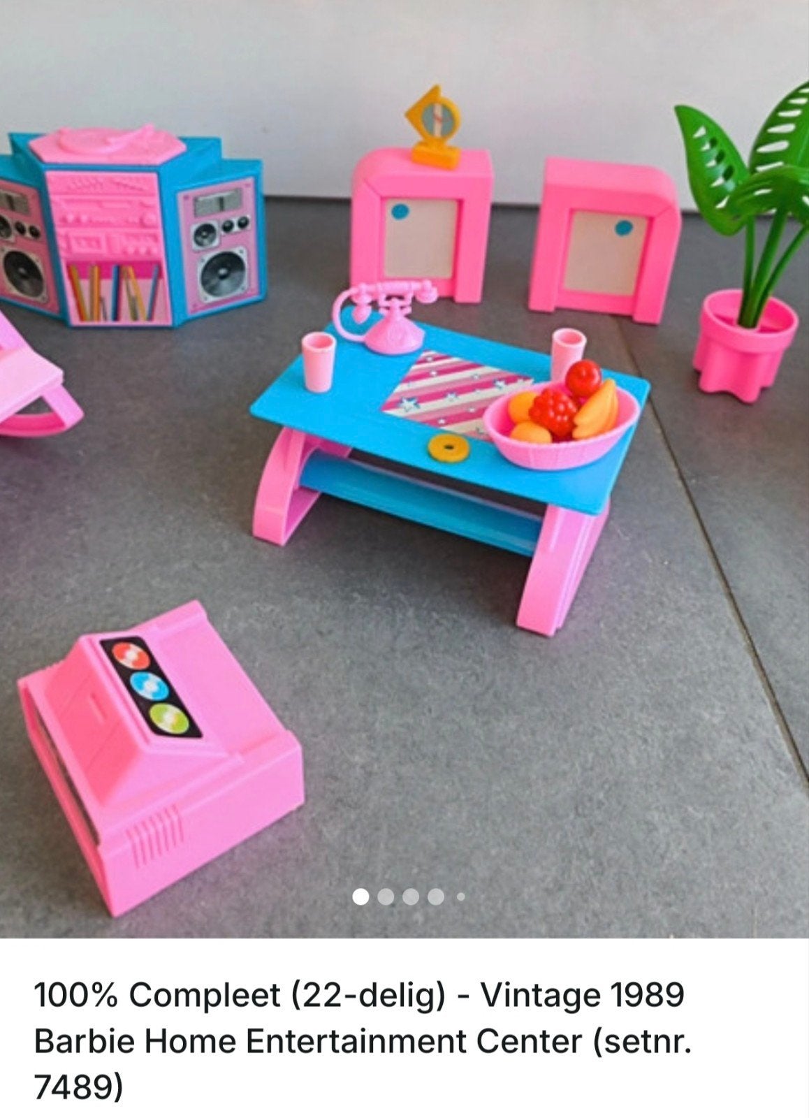 100% Compleet (22-delig) 1989 Barbie Home Entertainment, Ophalen of Verzenden