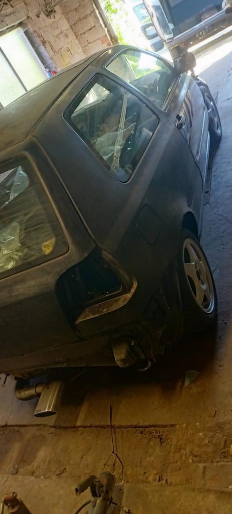 Voiture de projet VW Golf MK3 VR6 OBD1, Autos, Achat, Boîte manuelle, Alcantara, Noir