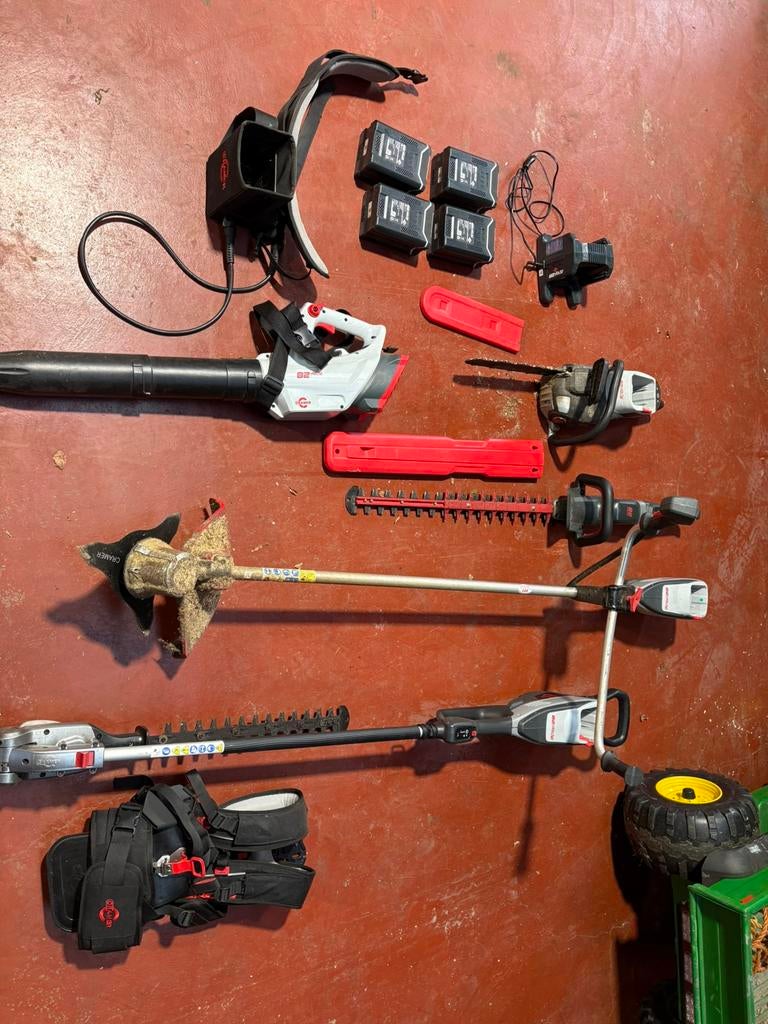 Cramer accu tuin machines, Tuin en Terras, Bosmaaiers, Zo goed als nieuw, Accu, Ophalen