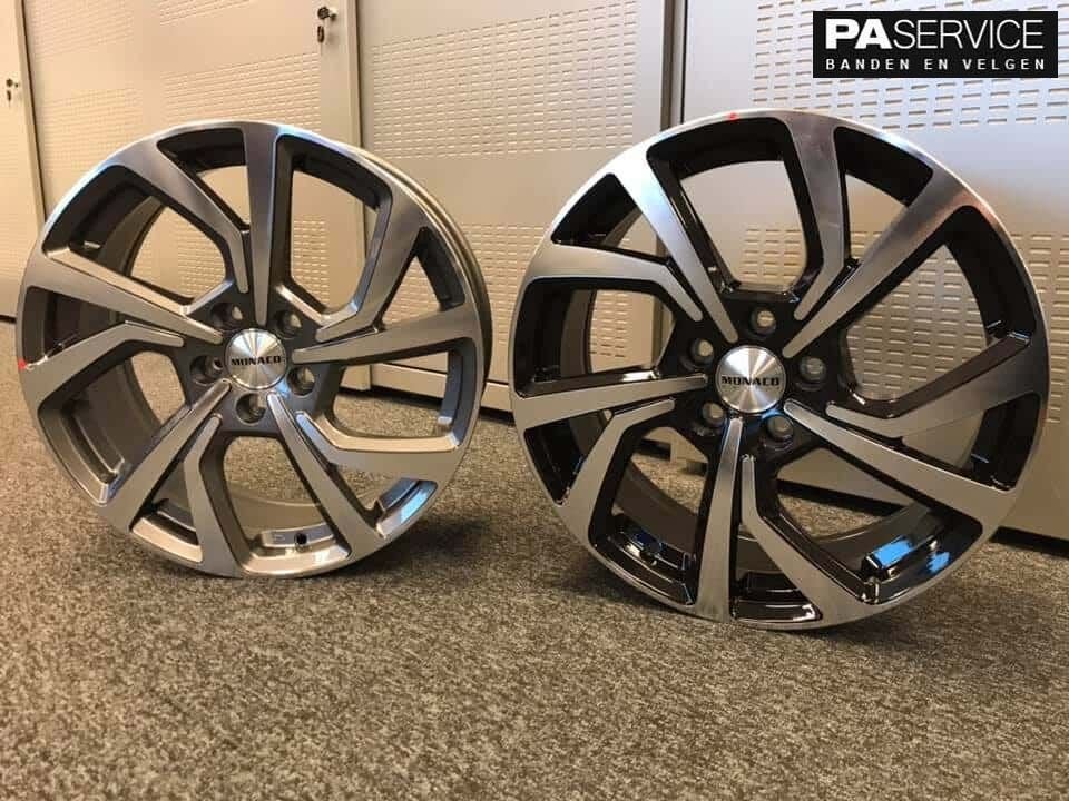 Nieuwe 18 inch Monaco Pace velgen voor VW Polo 5*100, Auto-onderdelen, Banden en Velgen, -, -, Banden en Velgen, Nieuw