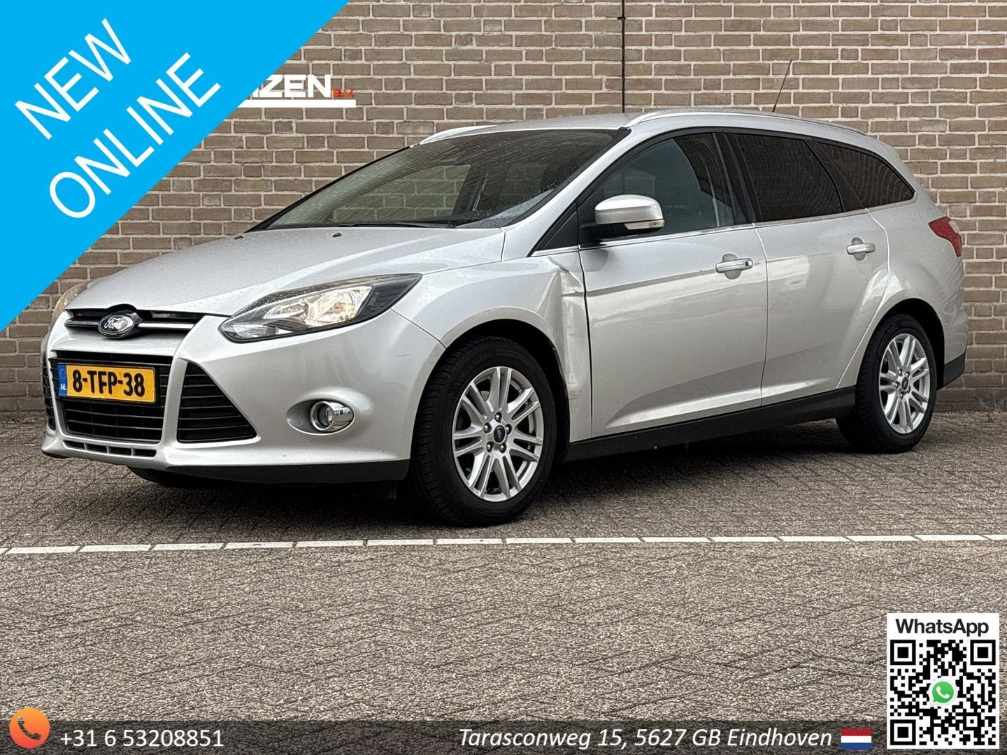Ford Focus Wagon 1.6 TDCI Titanium, Auto's, Ford, Focus, Start-stop-systeem, 109 g/km, Bedrijf
