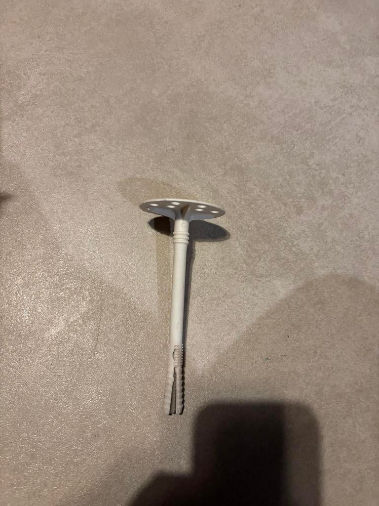 Isolatieplug met kunstofnagel 250 stuks 140 mm, Doe-het-zelf en Bouw, Ophalen, Zo goed als nieuw